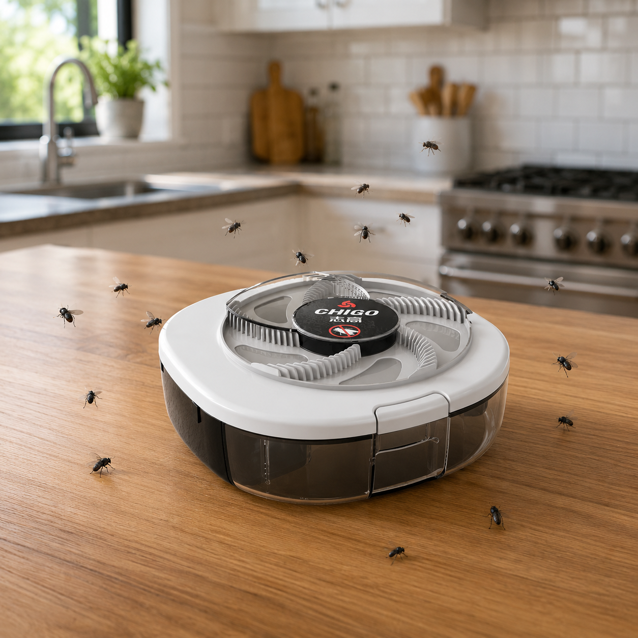 Portable Rechargeable Automatic Electronic Fly Trap