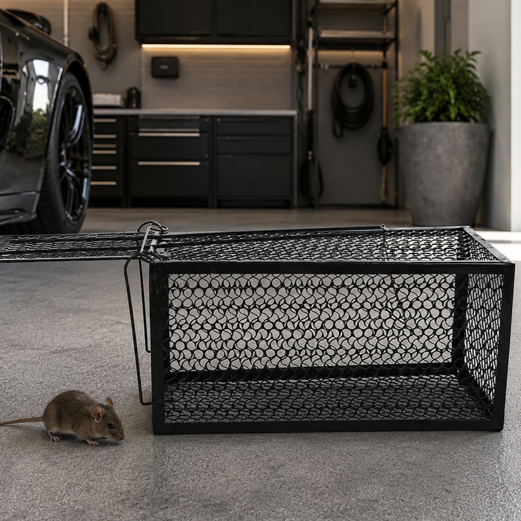 Self-Locking Full Metal Mousetrap