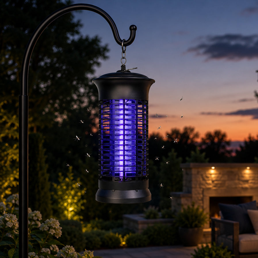 Solar UV Bug Zapper Lamp
