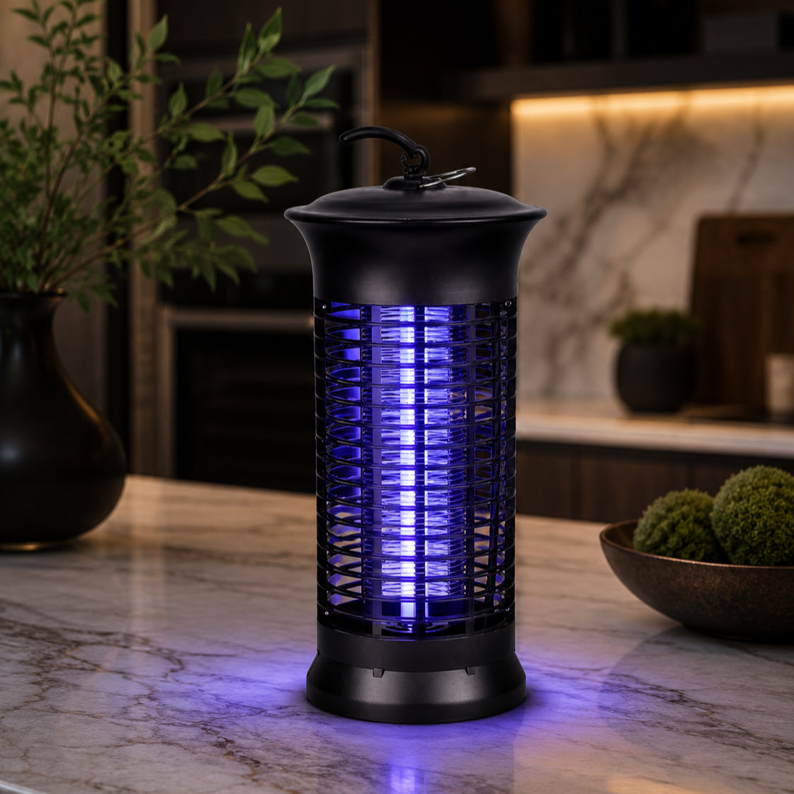 Solar UV Bug Zapper Lamp