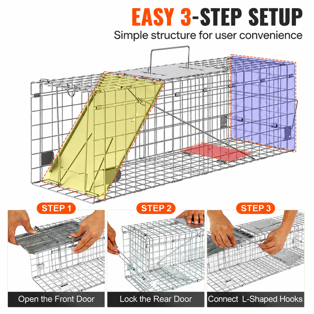 Heavy-Duty Live Animal Trap