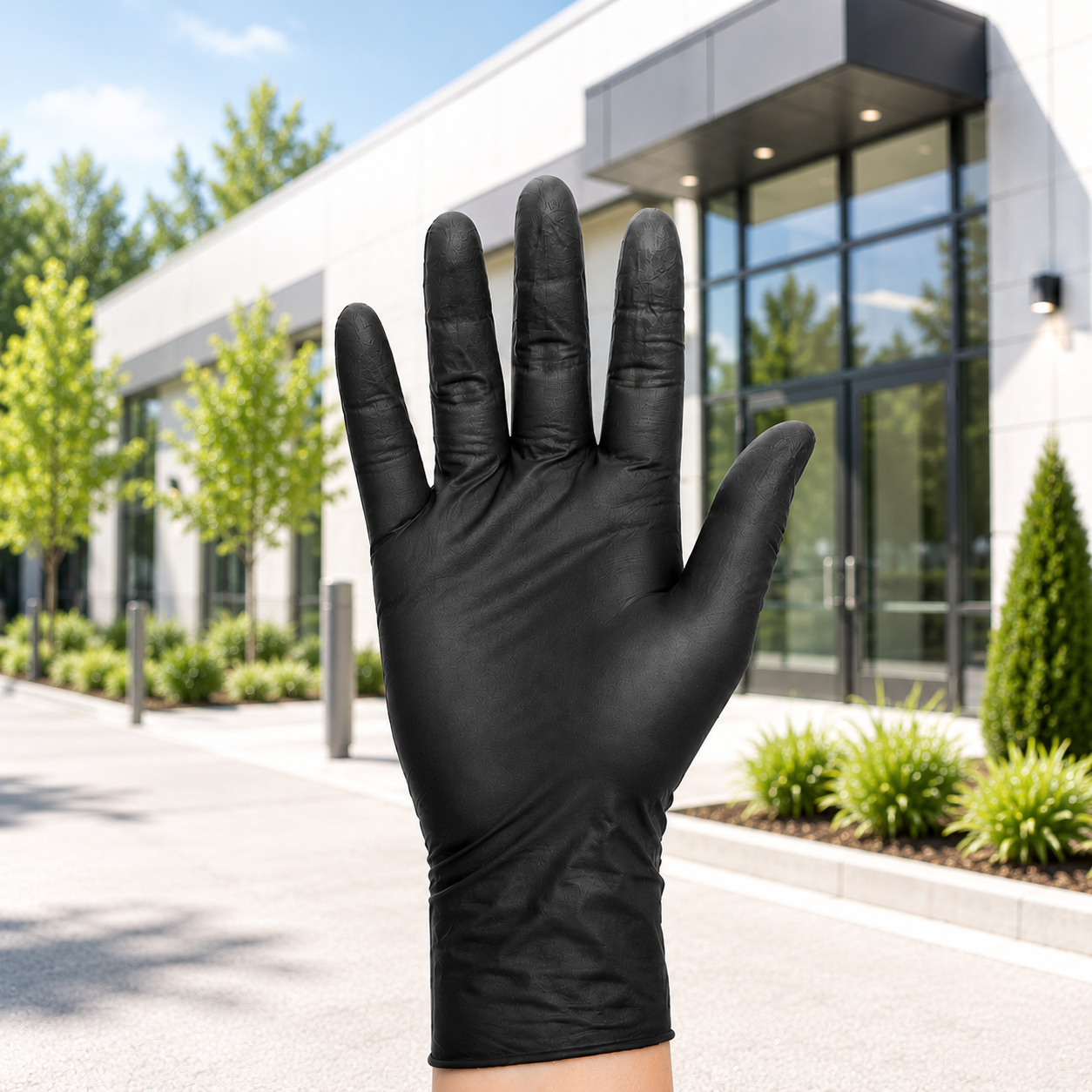 Heavy-Duty Nitrile Disposable Gloves
