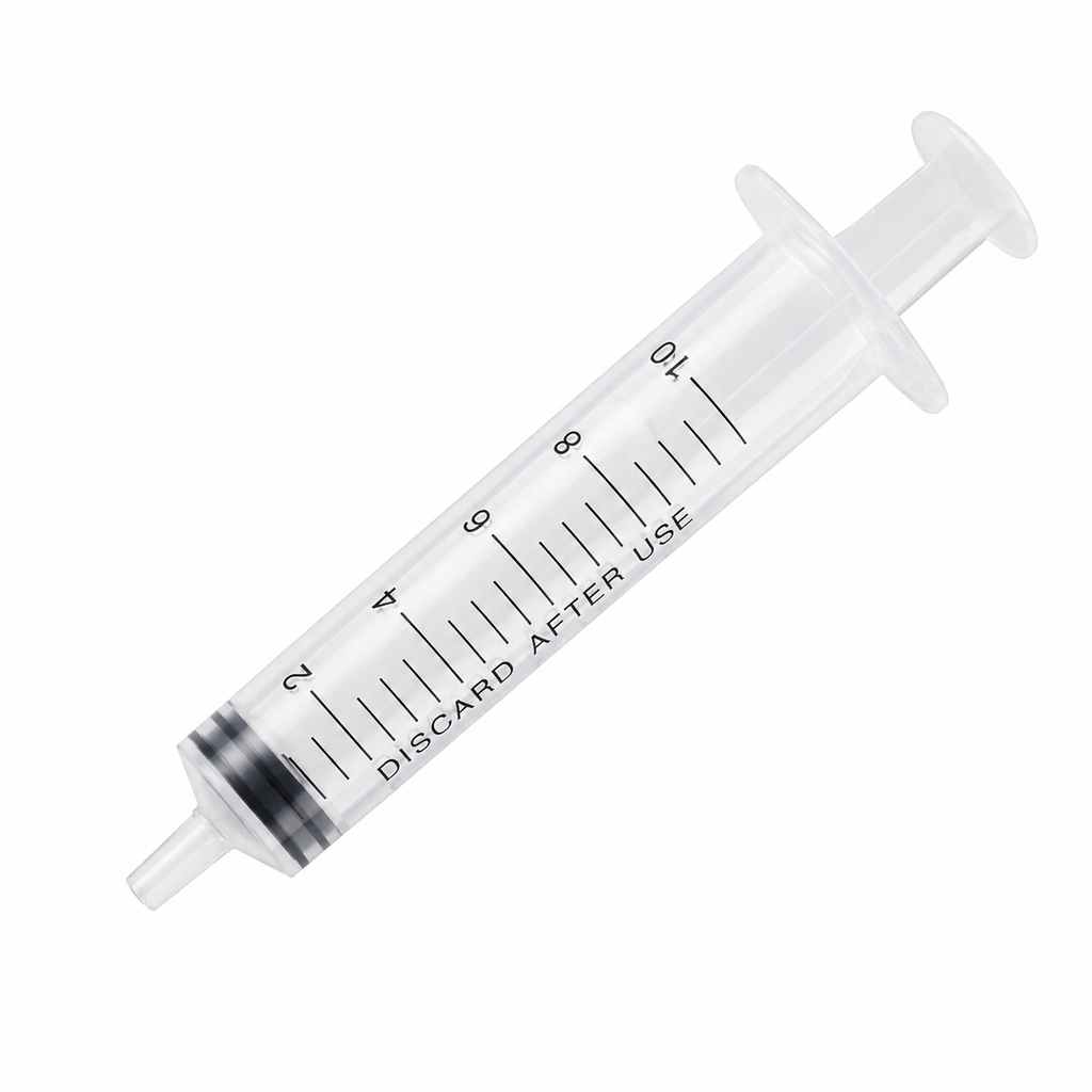 Plastic Slip Syringe Without Needle