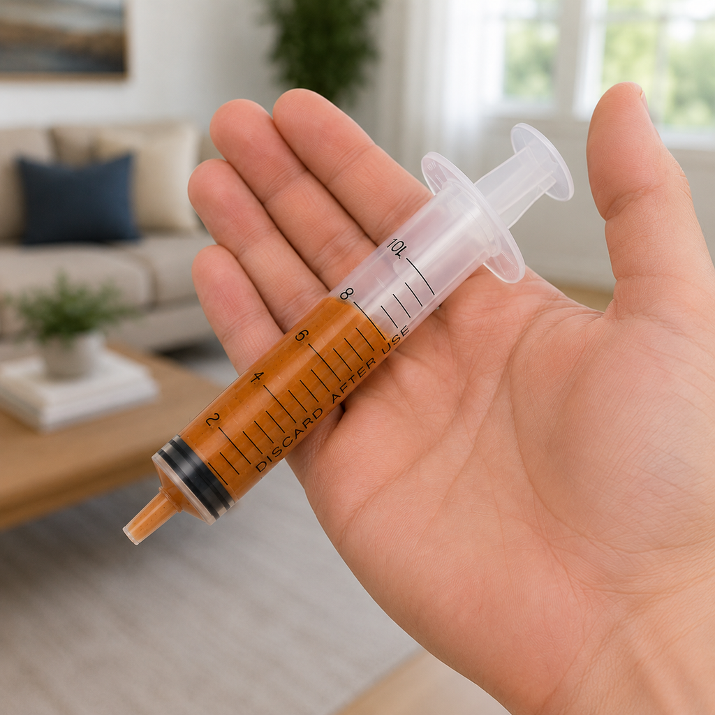 Plastic Slip Syringe Without Needle