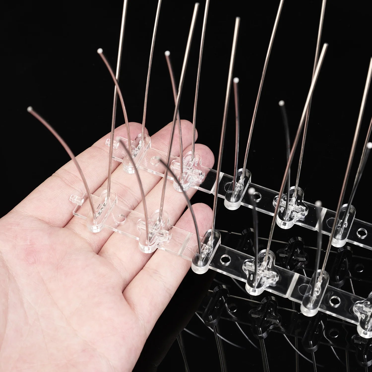 Stainless Steel Spikes - Pest Squirrel Repeller - For Roof, Fence, Balcony, Window, etc.